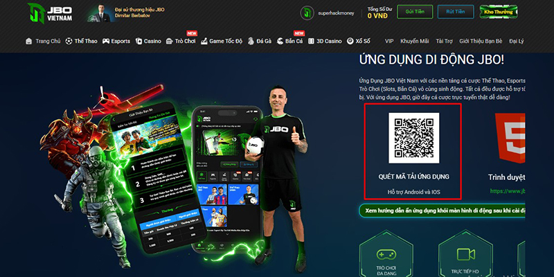 Quét mã QR để tải App